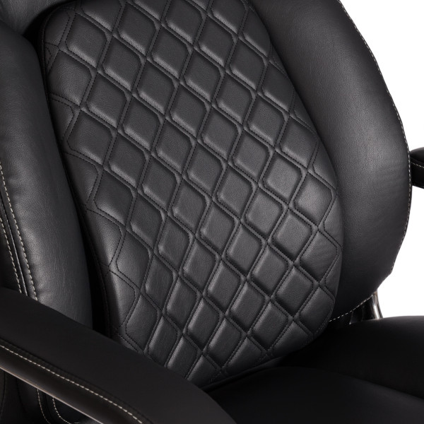 Кресло Atlant рецикл. кожа/иск. кожа, черный фото № 7