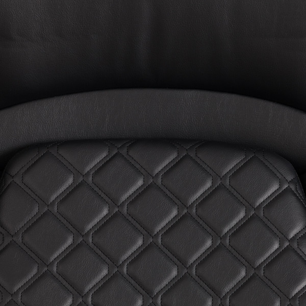 Кресло Atlant рецикл. кожа/иск. кожа, черный фото № 11