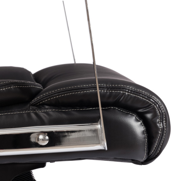 Кресло Atlant рецикл. кожа/иск. кожа, черный фото № 12