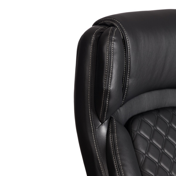 Кресло Atlant рецикл. кожа/иск. кожа, черный фото № 13