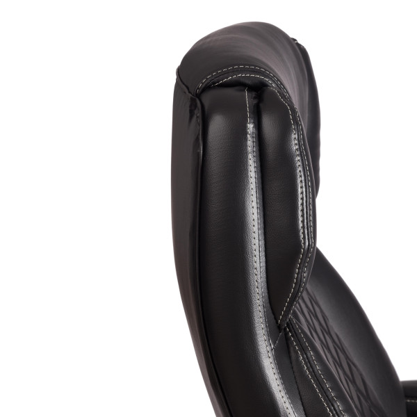 Кресло Atlant рецикл. кожа/иск. кожа, черный фото № 14