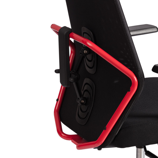 Кресло Matrix red ткань, черный фото № 16