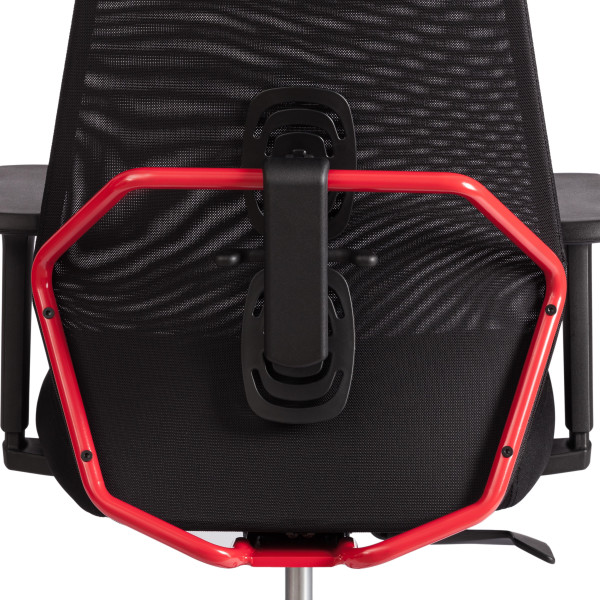 Кресло Matrix red ткань, черный фото № 18