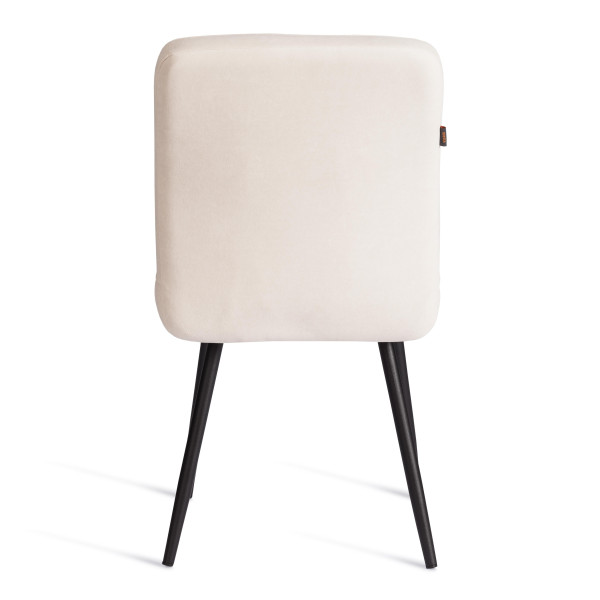 Стул обеденный Medeo LT, флок , молочный/черный, 4, 45х56х89 см фото № 4