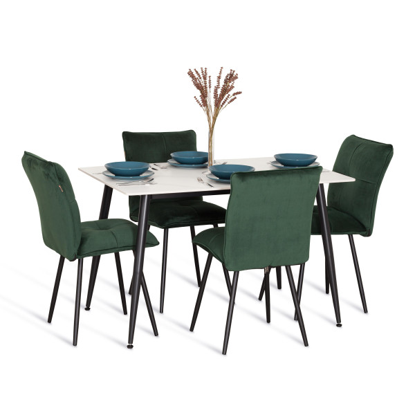 Стул обеденный Sweet LT, велюр, Deep Forest (изумруд), 41х55х88 см фото № 9