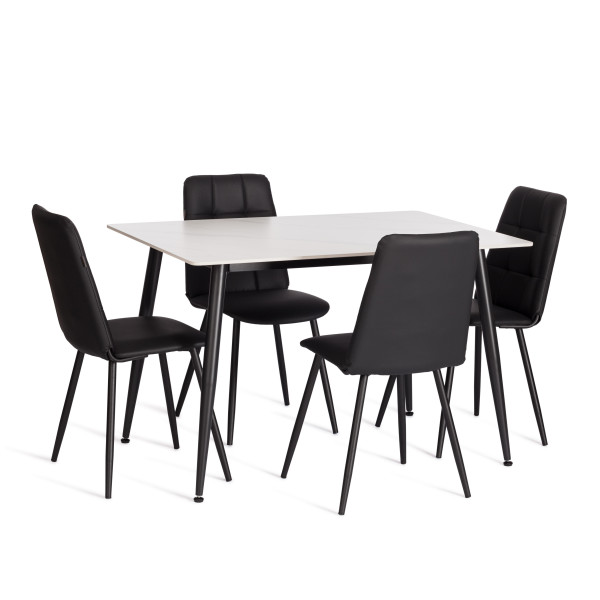 Стул обеденный Asti TREND, экокожа, черная, 47х54х86 см фото № 10