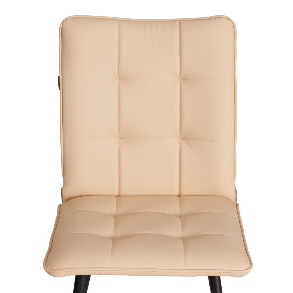 Стул обеденный Bari LT, экокожа, бежевая, 41х55х89 см фото № 6