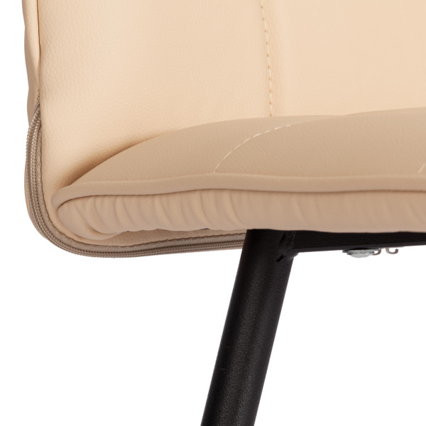 Стул обеденный Bari LT, экокожа, бежевая, 41х55х89 см фото № 9