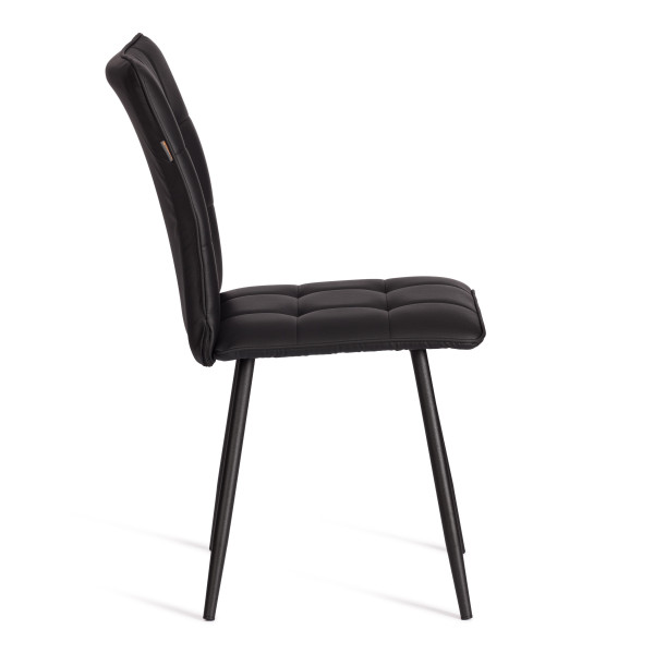 Стул обеденный Bari LT, экокожа, черная, 41х55х89 см фото № 2