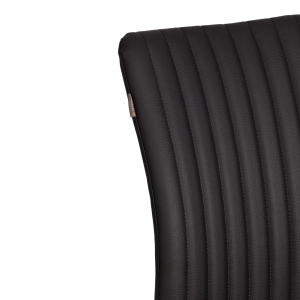 Стул обеденный Monte Carlo TREND, экокожа, черная, 49х51х93 см фото № 8