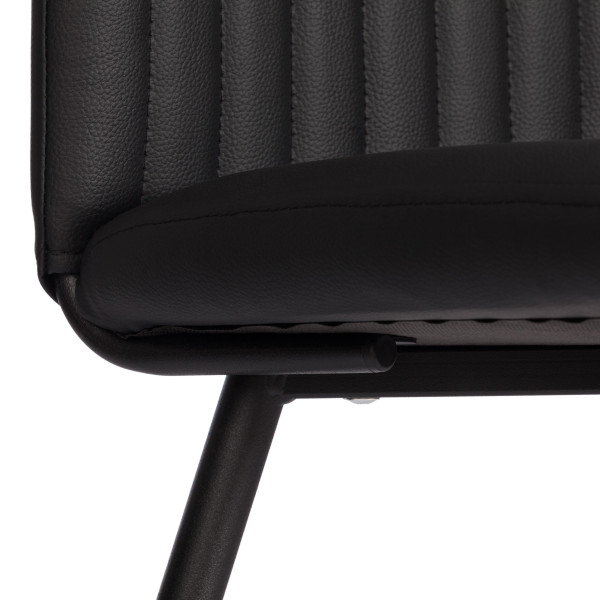 Стул обеденный Monte Carlo TREND, экокожа, черная, 49х51х93 см фото № 9