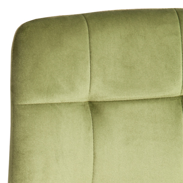 Стул CHILLY (mod. JSC-220) Велюр/металл , 44,5х52,5х88 см, Green (зеленый) HLR54 / натуральный фото № 8