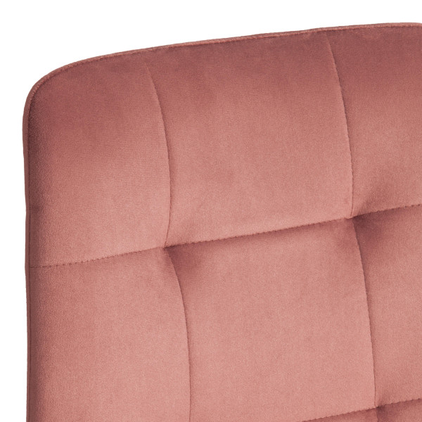 Стул CHILLY (mod. JSC-220) Велюр/металл , 44,5х52,5х88 см, Coral (коралловый) HLR44 / натуральный фото № 8