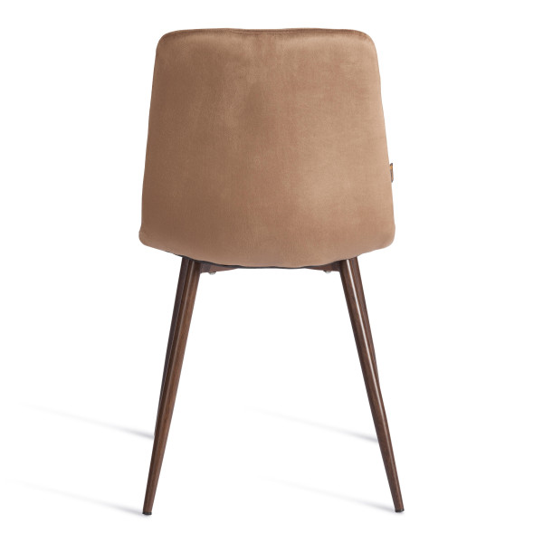 Стул CHILLY (mod. JSC-220) Велюр/металл , 44,5х52,5х88 см, Brown (коричневый) HLR11 / орех фото № 4