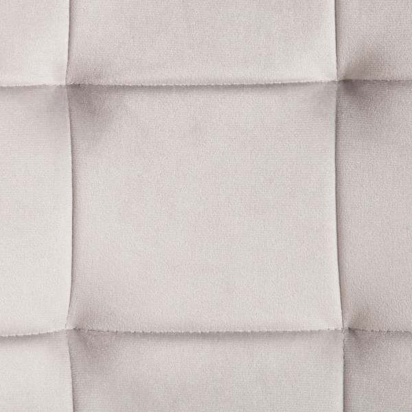 Стул CHILLY (mod. JSC-220) Велюр/металл , 44,5х52,5х88 см, Light grey (светло-серый) HLR14 / белый фото № 7