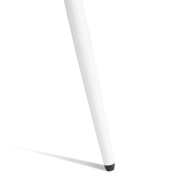 Стул CHILLY (mod. JSC-220) Велюр/металл , 44,5х52,5х88 см, Light grey (светло-серый) HLR14 / белый фото № 9