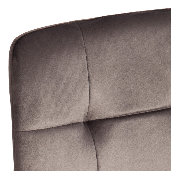 Стул CHILLY (mod. JSC-220) Велюр/металл , 44,5х52,5х88 см, Dark grey (темно-серый) HLR24 / белый фото № 8