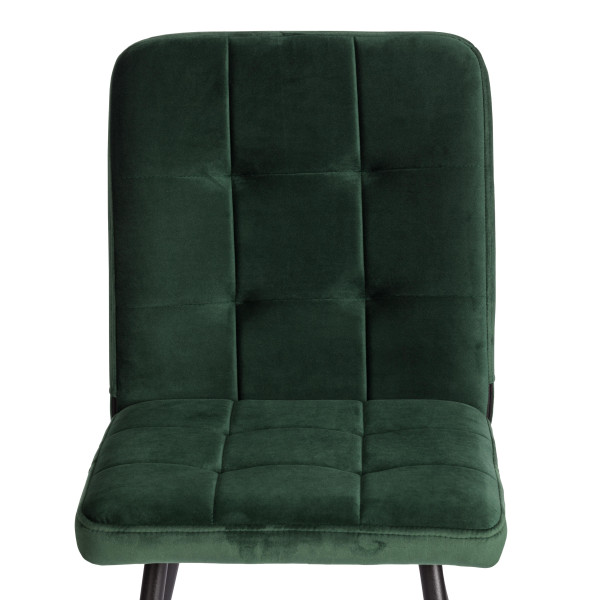 Стул обеденный Medeo LT, велюр, Deep Forest (изумруд), 45х56х89 см фото № 6