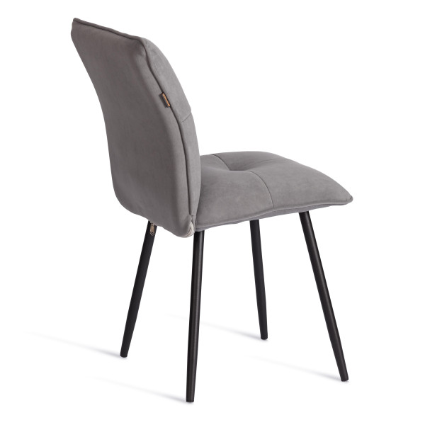 Стул обеденный Sweet LT, флок , серый/черный, 29, 41х55х88 см фото № 3