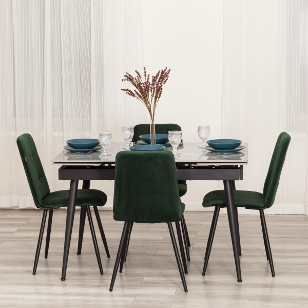 Стул обеденный Asti TREND, велюр, Deep Forest (изумруд), 47х54х86 см фото № 11