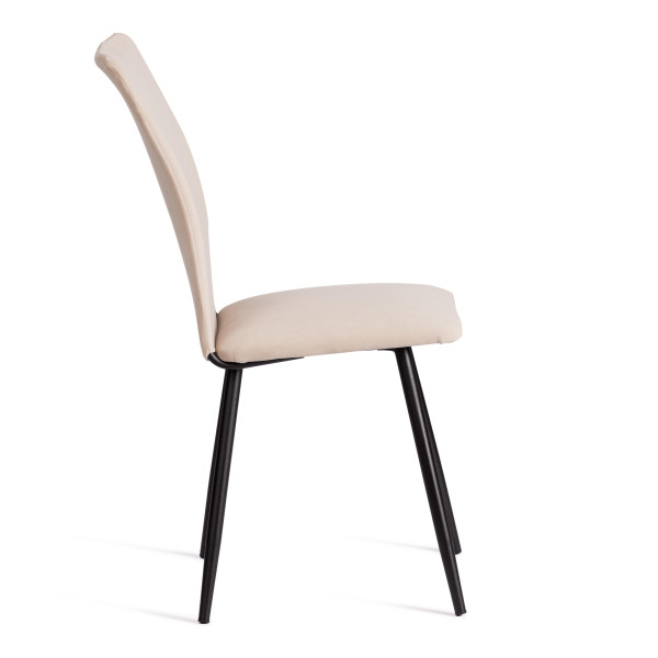 Стул обеденный La Rousse NEW, флок , бежевый/черный, 7, 45x55x93 см фото № 2