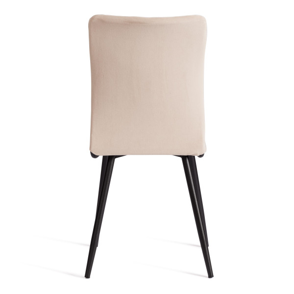 Стул обеденный La Rousse NEW, флок , бежевый/черный, 7, 45x55x93 см фото № 4