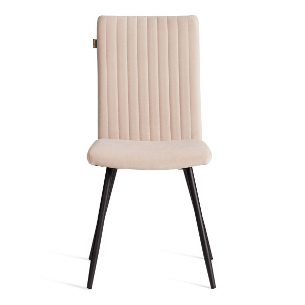Стул обеденный Monte Carlo TREND, флок , бежевый/черный, 7, 49х51х93 см фото № 5
