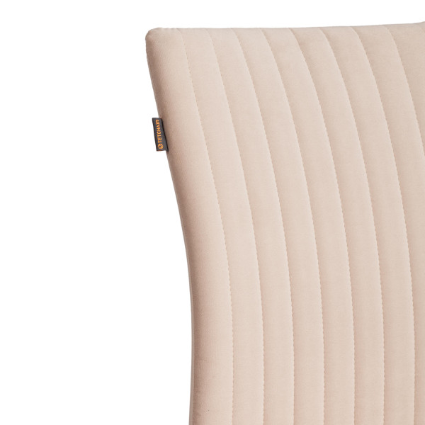 Стул обеденный Monte Carlo TREND, флок , бежевый/черный, 7, 49х51х93 см фото № 9