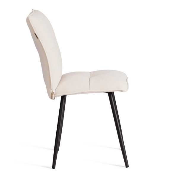 Стул обеденный Sweet LT, флок , молочный/черный, 4, 41х55х88 см фото № 2