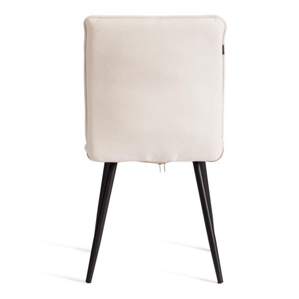 Стул обеденный Sweet LT, флок , молочный/черный, 4, 41х55х88 см фото № 4