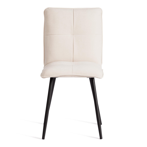 Стул обеденный Sweet LT, флок , молочный/черный, 4, 41х55х88 см фото № 5