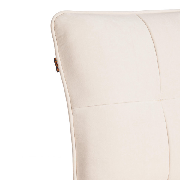 Стул обеденный Sweet LT, флок , молочный/черный, 4, 41х55х88 см фото № 9