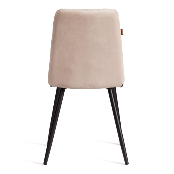 Стул обеденный Asti велюр, молочный/черный, (Porsche 2) фото № 4