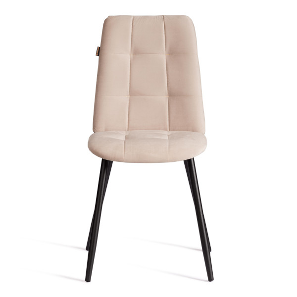 Стул обеденный Asti велюр, молочный/черный, (Porsche 2) фото № 5