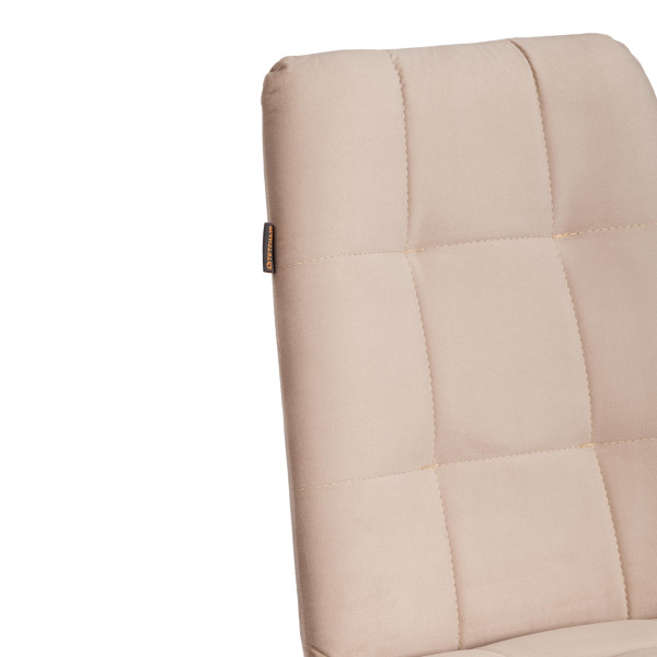 Стул обеденный Asti велюр, молочный/черный, (Porsche 2) фото № 8