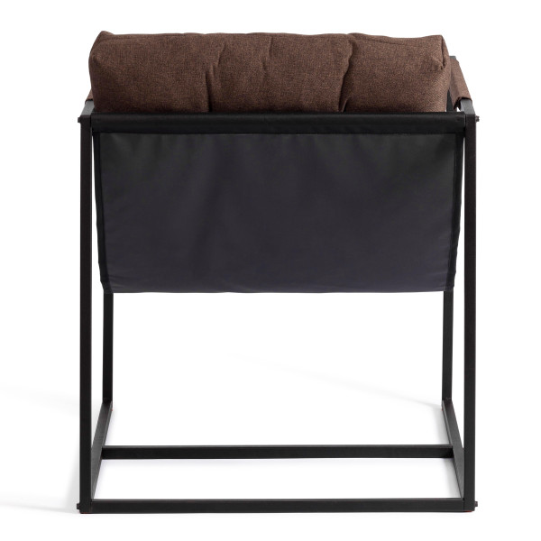 Кресло Charli/Чарли рогожка, коричневый, 3М7-147, 70х70х84 см фото № 7