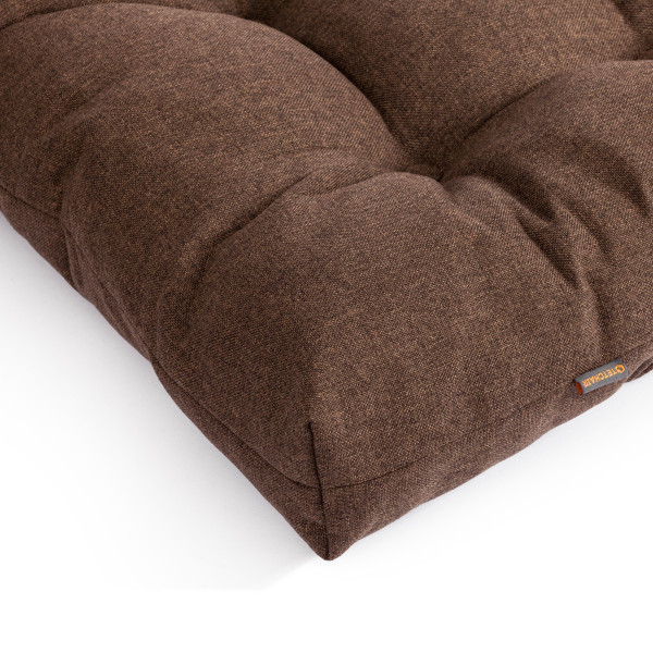 Кресло Charli/Чарли рогожка, коричневый, 3М7-147, 70х70х84 см фото № 16