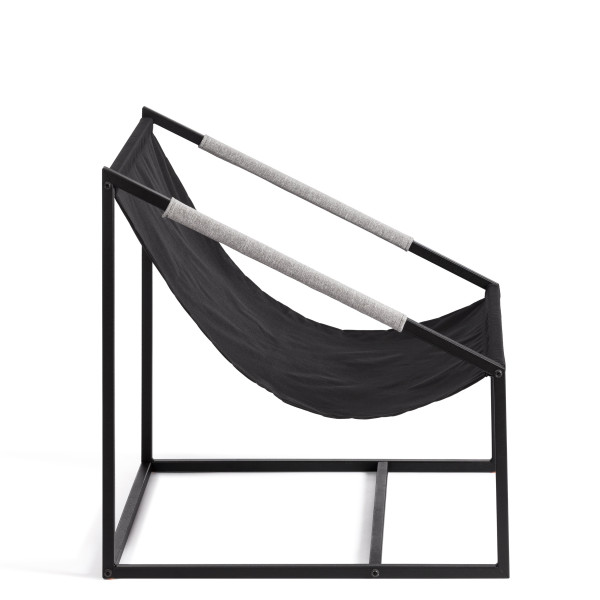 Кресло Charli / Чарли без подлокотника рогожка, серо-бежевый, 3M 16/2, 70х70х84 см фото № 4