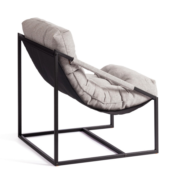 Кресло Charli / Чарли без подлокотника рогожка, серо-бежевый, 3M 16/2, 70х70х84 см фото № 5