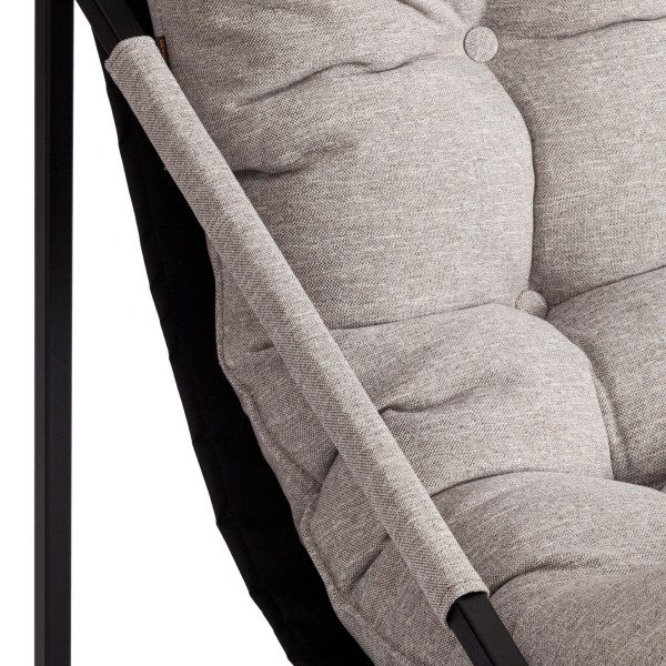 Кресло Charli / Чарли без подлокотника рогожка, серо-бежевый, 3M 16/2, 70х70х84 см фото № 13