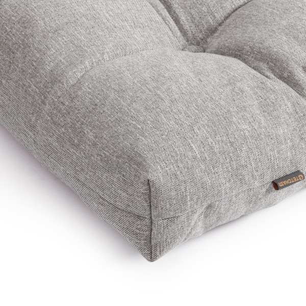 Кресло Charli / Чарли без подлокотника рогожка, серо-бежевый, 3M 16/2, 70х70х84 см фото № 16