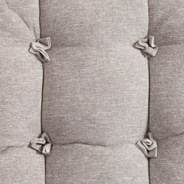 Кресло Charli / Чарли без подлокотника рогожка, серо-бежевый, 3M 16/2, 70х70х84 см фото № 18