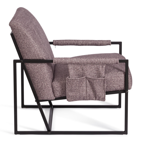 Кресло Charli LUX/Чарли Люкс велюр/букле, VT shape wood rose, 70х80х82 см фото № 2