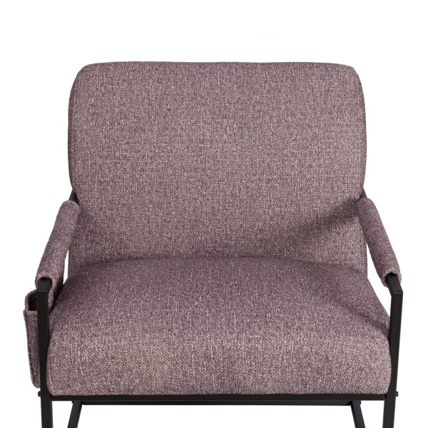 Кресло Charli LUX/Чарли Люкс велюр/букле, VT shape wood rose, 70х80х82 см фото № 6