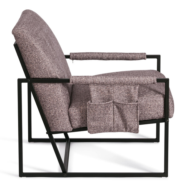 Кресло Charli LUX/Чарли Люкс велюр/букле, VT shape wood rose, 70х80х82 см фото № 2