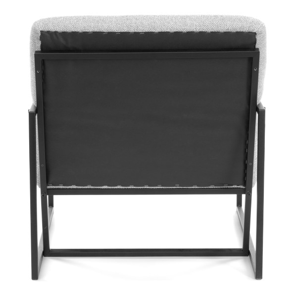 Кресло Charli LUX/Чарли Люкс велюр/букле, VT shape silver, 70х80х82 см фото № 4