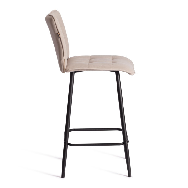 Полубарный стул  Bari/Бари велюр, бежевый, 7, 42х55х99 см фото № 2