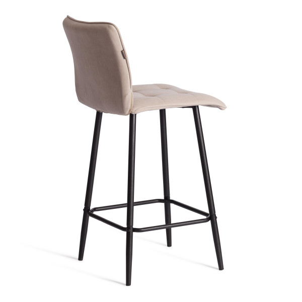 Полубарный стул  Bari/Бари велюр, бежевый, 7, 42х55х99 см фото № 3