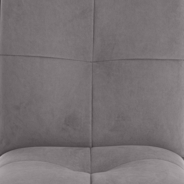 Стул обеденный Sweet флок , 46х55х88, серый/черный, 29 фото № 7