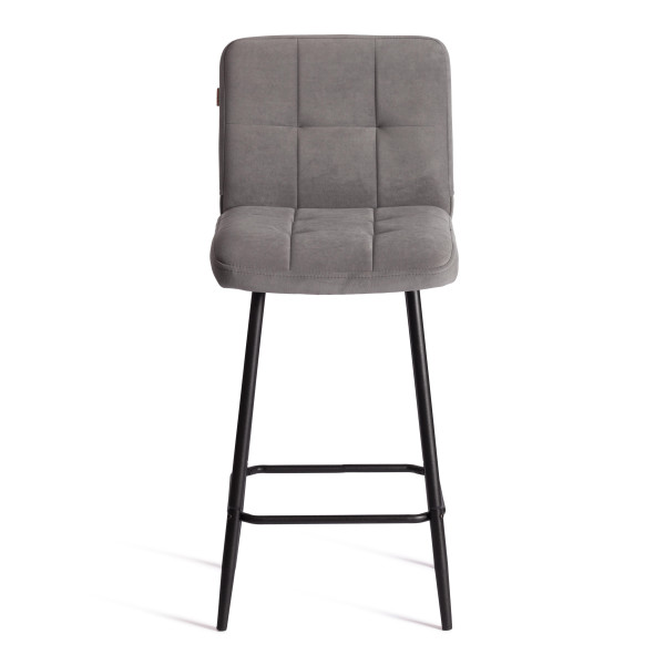 Полубарный стул  Medeo/Медео велюр, серый, 29, 42х56х102 см фото № 5